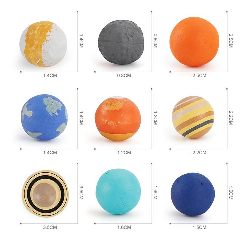 Pvc Planet Space Model Galaxy Solar System Educational Toy Kids Science Learning