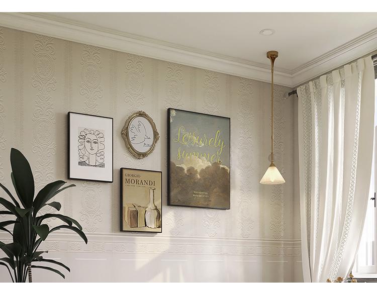 Krémové květinové retro dlaždice inspirované mořem, protiskluzové, na stěnu/podlahu do koupelny a kuchyně