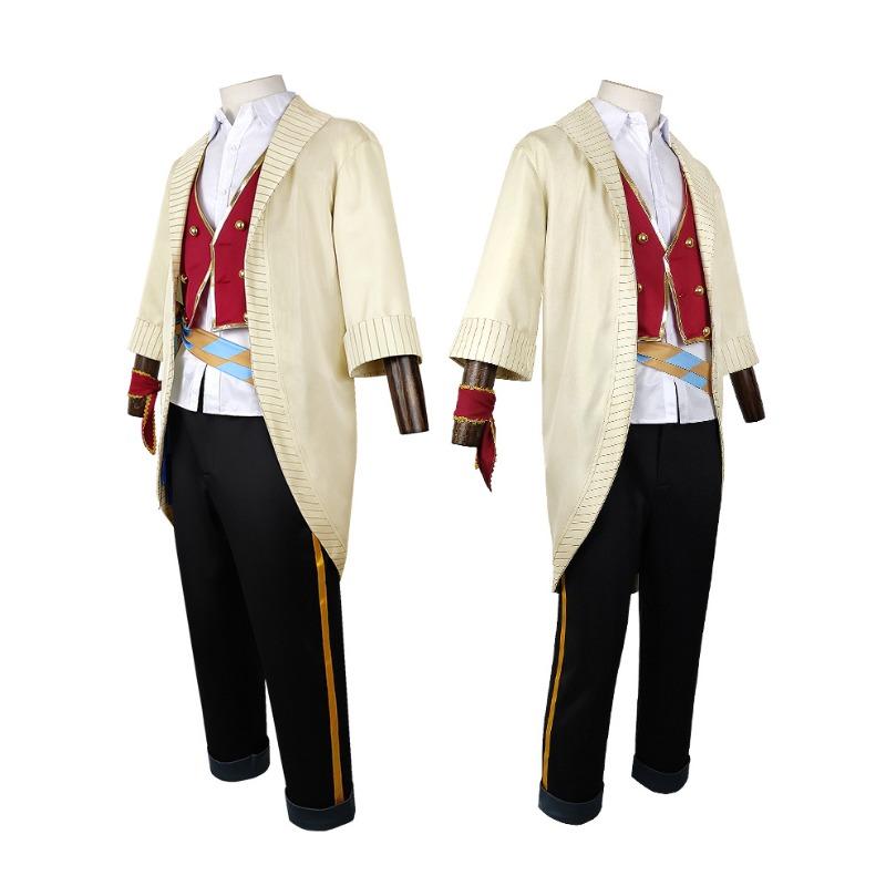 Cosplay Uniforme del Dormitorio Kalim Scarabia di Twisted Wonderland, Costume di Halloween per Anime e Giochi