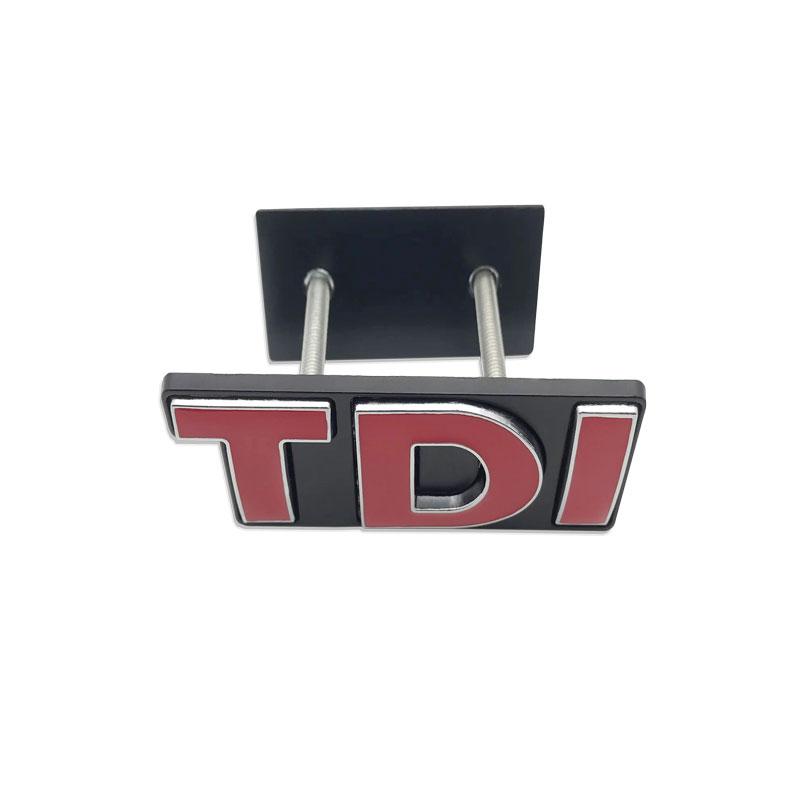 Auto Styling Zubehör 3D TDI Front Motorhauben Grill Abzeichen Emblem Aufkleber