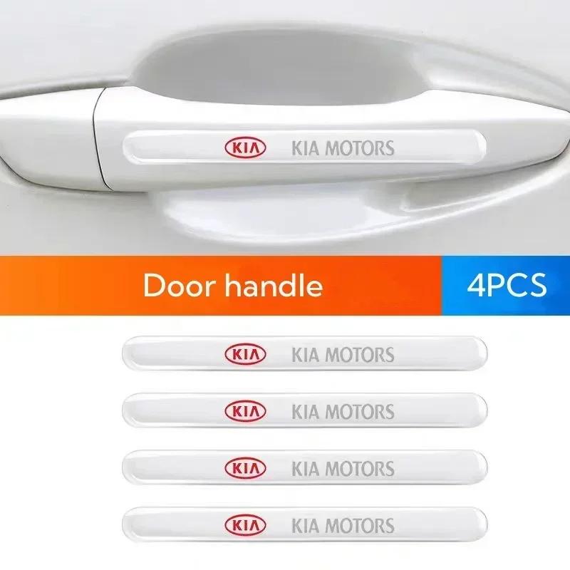 For Kia Morning Picanto Rio Stonic Sportage Ceed Optima Forte 5 3 4 K Transparent Car Door Bowl Handle Decals Protector Stickers