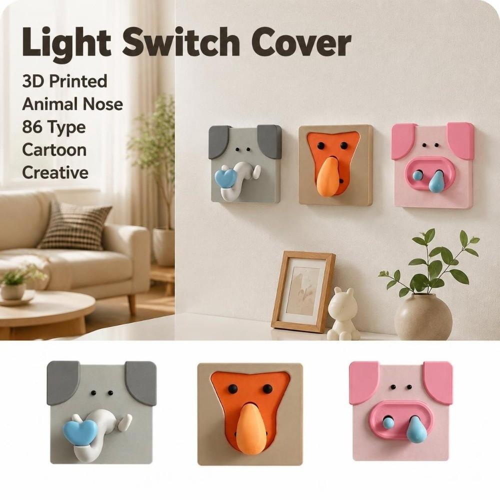 86 Type Light Switch Cover 3D Printed Switch Decorative Cover Switch Plate Cover Gift for Friends