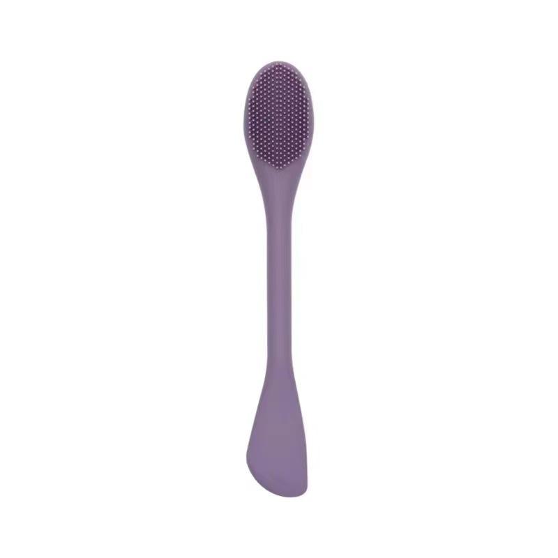 

1Pc Double-ended Silicone Facial Mask Brush, Pore Cleansing Brush, Clay Mask Applicator