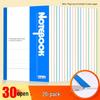 20er-Pack B5 Notizbücher mit Softcover - A5 Schreibwaren für Schüler und Tagebücher