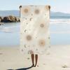 Sun And Moon Prints Anime Beach Swimming Towel Soft Absorbent Washcloth Children's Gifts For Kids Travel Camping Gym