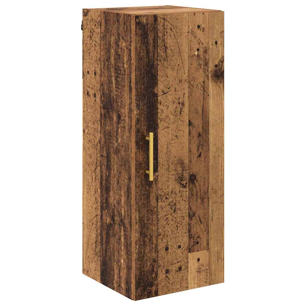 Highboard 2 pcs Reclaimed Wood Wood Based Material