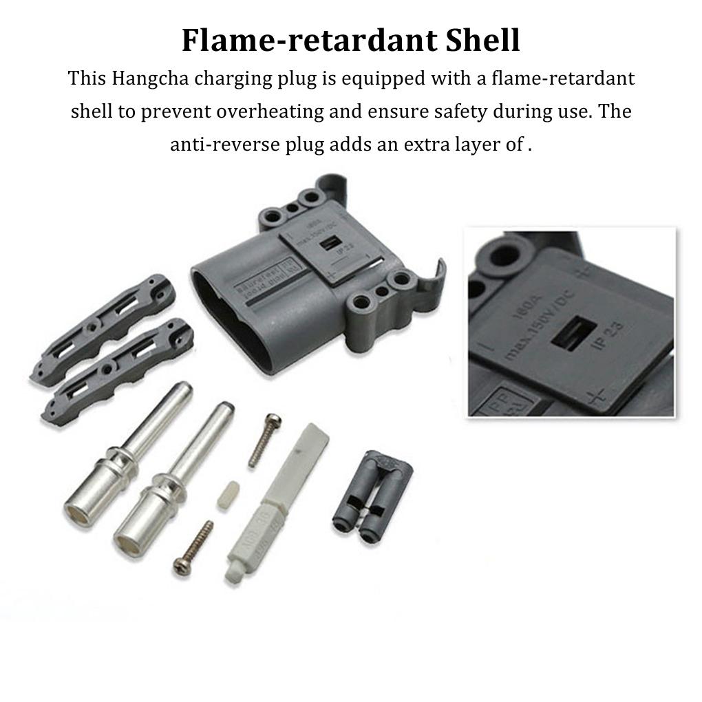 80A/160A/320A Forklift Battery Charging Industrial Plug DIN Series Male Female Connector Forklift Fast Connector
