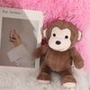 Wild Animals Simulation Monkey Doll Stuffed Pillow Monkey Stuffed Animals  Kids & Adults