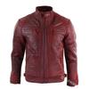 ebay spring and autumn new men's stand-up collar pu leather jacket locomotive leather jacket men's EG