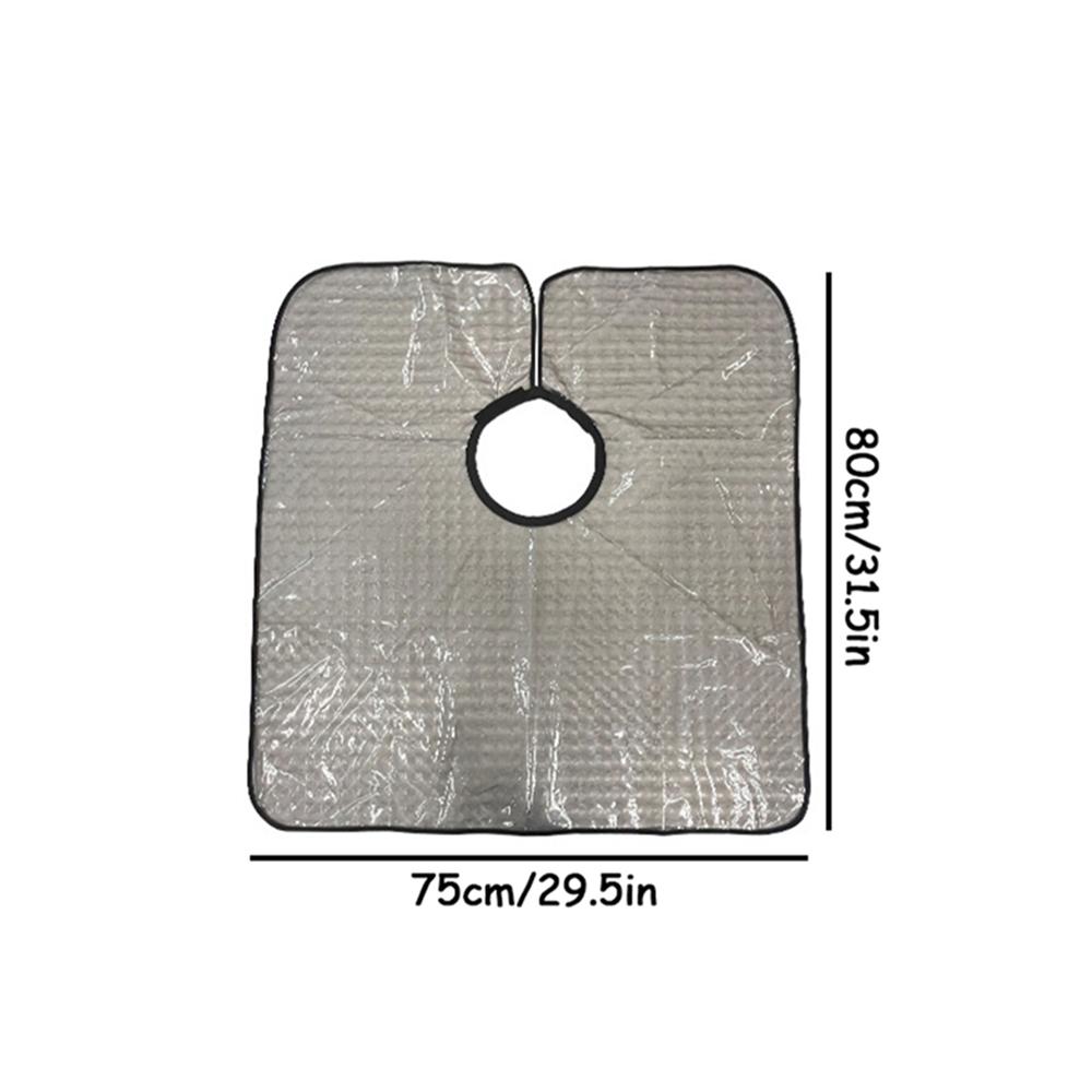 1PC TPU Hairdressing Cape Waterproof Hair Coloring Wraps Barber Shoulder Pads Hair Dyeing Haircut Apron For Salon