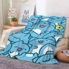 Cartoon cute Capoo Blanket For Sofa Office Bed Plane Travel Sleep Read Relax Camping Soft And Warm