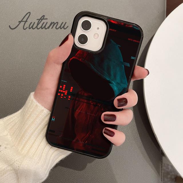 Hacker Anonymous Phone Case for iPhone 11 12 13 14 Pro Max Mini XR XS SE 2020 7 8 Plus Samsung Galaxy S21 S22 Cover Shell Coque
