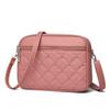 Damen Sling Schulter Kleine Quadratische Handtasche Neues Gestepptes Design PU Leder Umhängetasche Vielseitige Messenger Bag