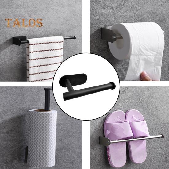

Держатель рулона бумаги Прочный несущий органайзер Нескользящий современный держатель рулона бумаги для ванной комнаты Аксессуары для ванной комнаты серебряный
