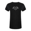 Love Moschino Womens/Ladies Shiny Heart Cotton Slim T-Shirt