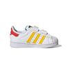 Adidas Originals SUPERSTAR Synthetic Leather Comfortable Abrasion Resistant Low top Toddler Shoes Infant And Toddler GV8881