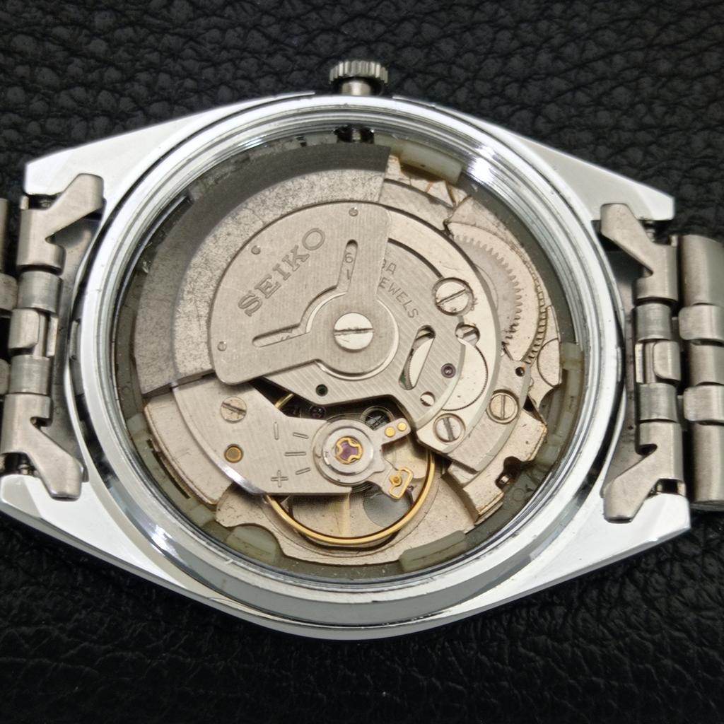 VINTAGE REFURBISHED SEIKO 5 AUTOMATIC 6309A JAPAN MENS YELLOW WATCH a442290-1