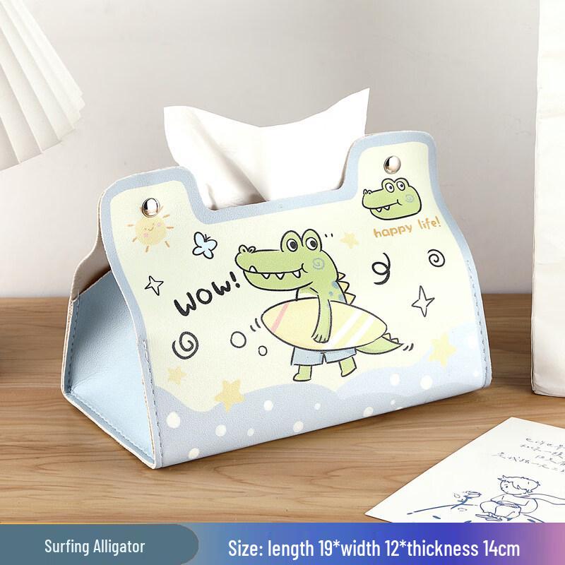 LIEI Cartoon Cute Desktop Tissue Box