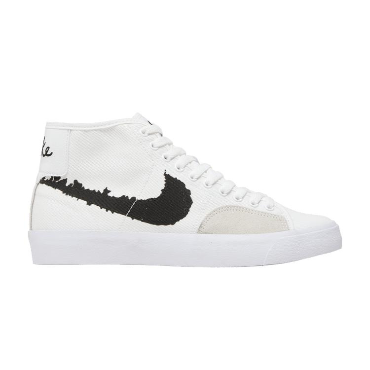 Nike Blazer Court Mid Premium SB White Black 36