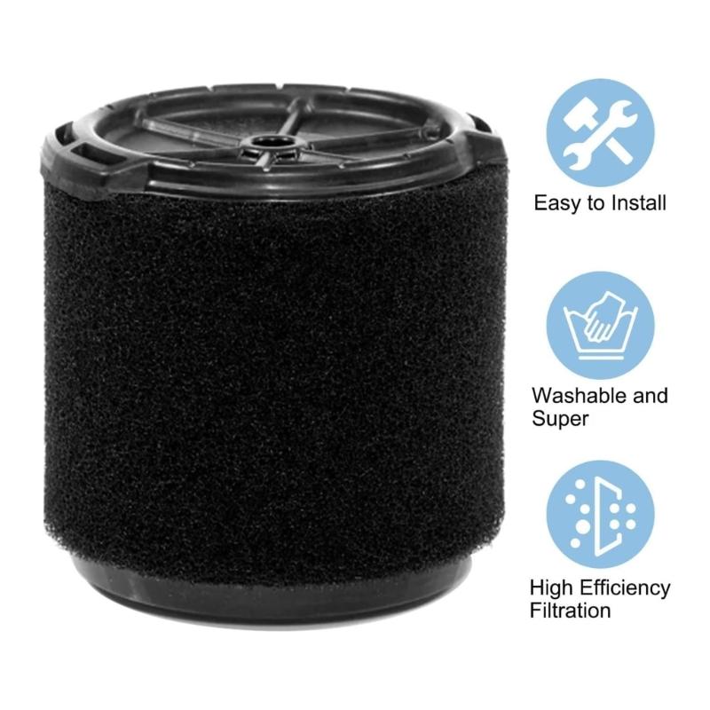 2Pcs Household HEPA Filter Set Replacement for VF3700 WS0301VA WS0400DE WS14045 Handheld Vacuum Cleaning Strong Suction