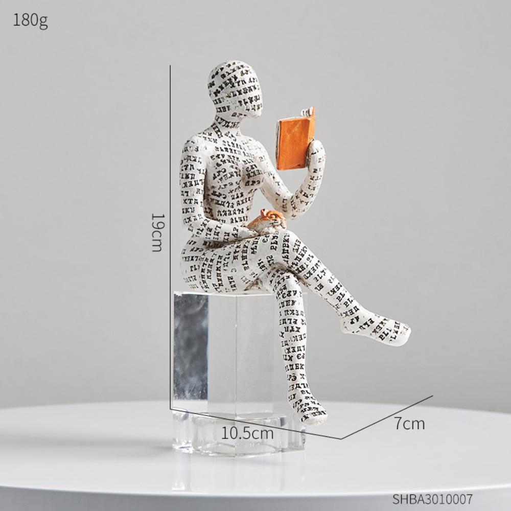 Humanoid sculptures & figurines Home Decoration statues and statues Mummy Figure Sculpture Living Room Decor Office Ornaments