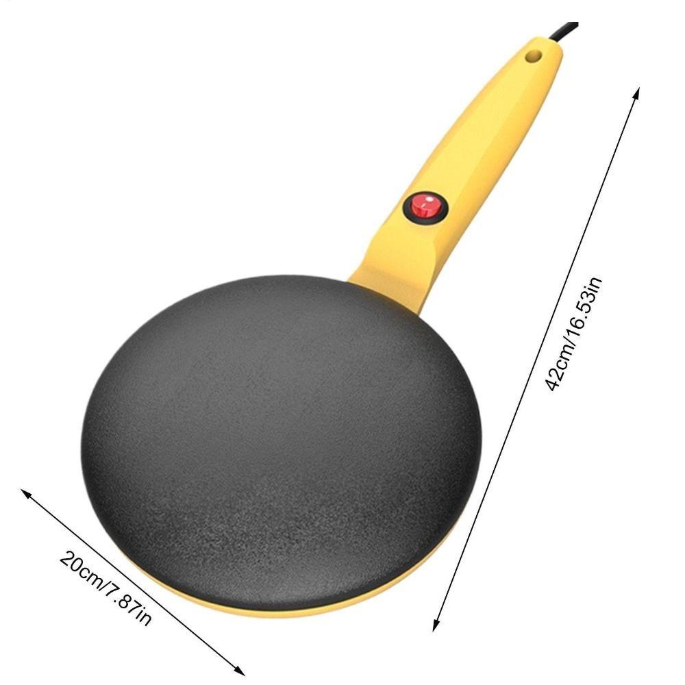Ergonomic Grip Crepe Maker Nonstick Electric Pancake Pan Electric Crepe Maker Breakfast Cooking