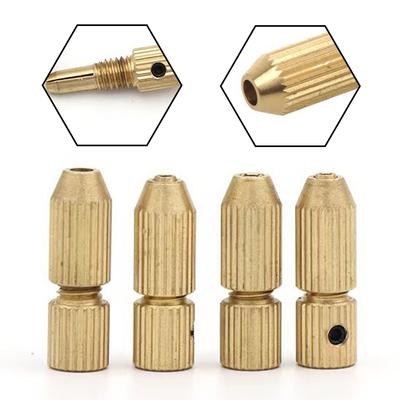 2 adet 2.0mm Motor Şaft Kelepçesi Şaft Delikli Pirinç Motor Şaft Kelepçesi Küçük Pens Adaptörü Fikstür Matkap Mandreni Matkap Mandreni Anahtarı