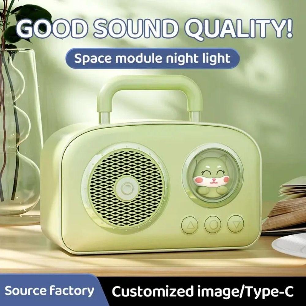 USB Interface Mini Retro Bluetooth Speaker Rich Bass Wireless Speaker Portable Speaker Student Use