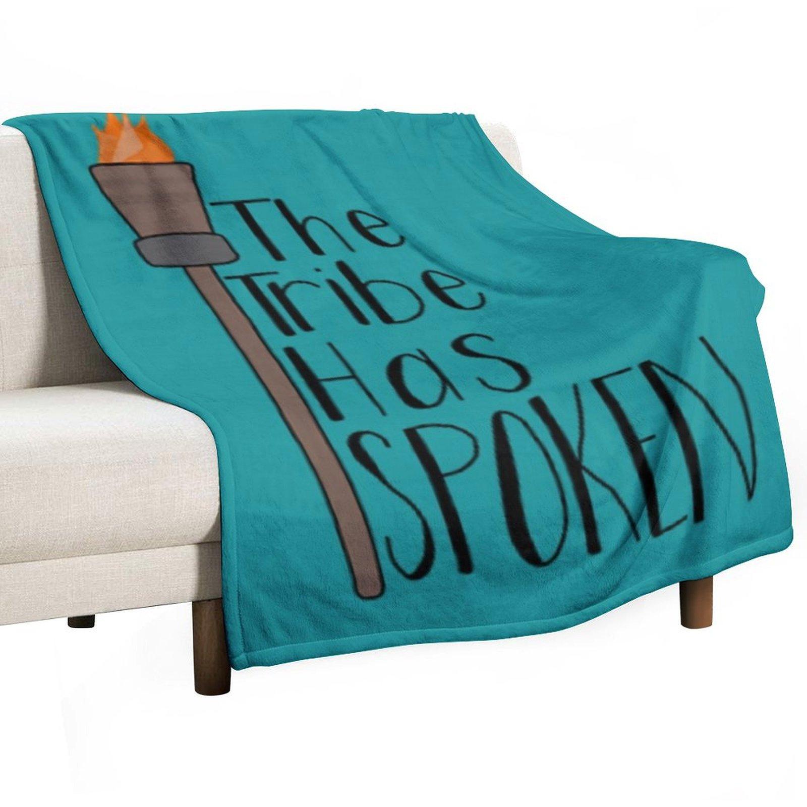 Survivor The Tribe Has Spoken \t \t Throw Blanket Soft Plaid Decorative Sofa Shaggy Softest Blankets 30x40in