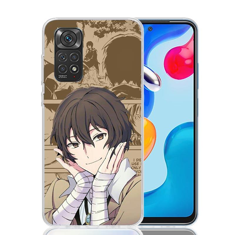Bungo Stray Dogs Dazai Phone Case For Xiaomi Redmi Note 15 14 13 12S 12 Pro Plus 11S 11E 11 11T 10S 10 Art Soft Pattern Cover Re