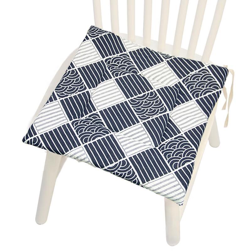 Felt Printed Square Chair Cushion (2-Pack)