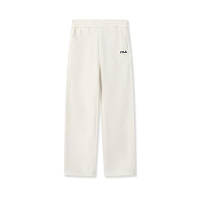 Original Drawstring Womens Fleece Sweatpants Fashion Simple Warm Loose Straight Leg Knit Casual Pants Women Bottoms Steam-White F51W549602FIV