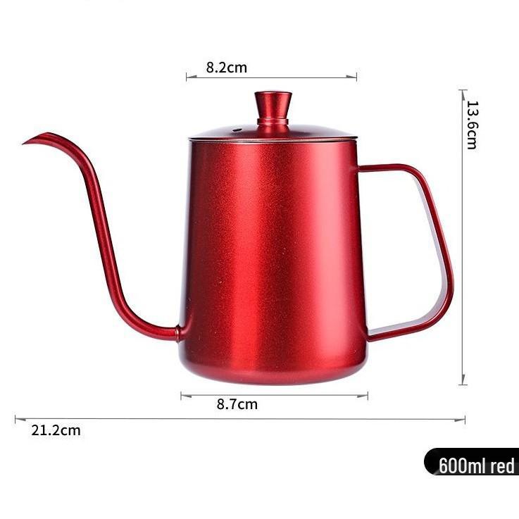 Teflon Long-Spout Pour-Over Kettle for Coffee and Tea Brewing