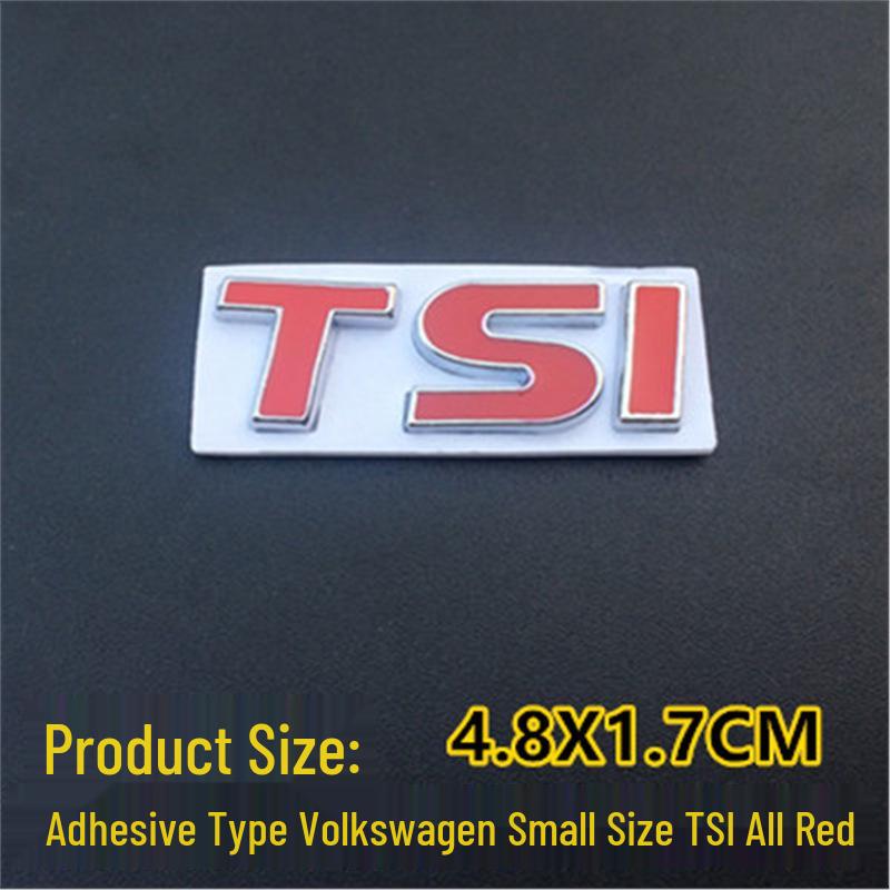 Adesivi Metallici/Emblemi Posteriori per Sagitar, CC, Magotan, New Bora, New Lavida, New Passat e Modelli TSI.