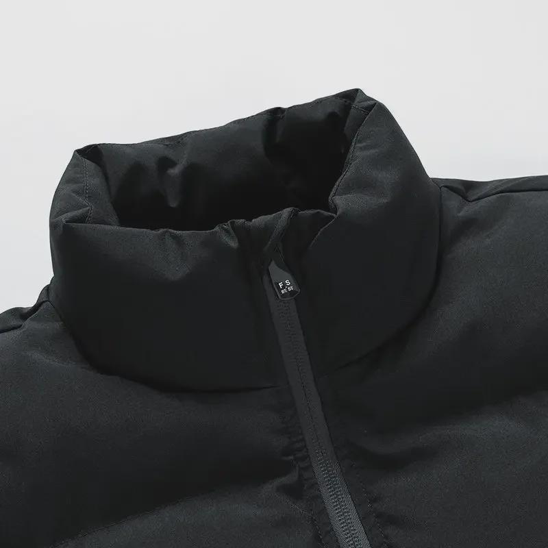 Giacca invernale da uomo con piumino spesso - Stile giovanile, casual e alla moda, cappotto in cotone coordinato