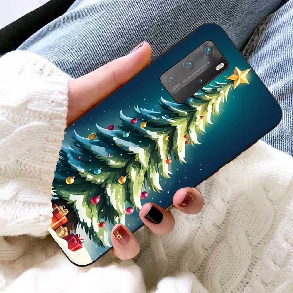 Merry Christmas Tree Phone Case For Huawei P 8 9 10 20 30 40 50 Pro Lite Psmart Honor 10 lite 70 Mate 20lite