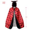 Halloween Ladybug Neutral Cape, Cosplay Masquerade Ladybug Animal Cape