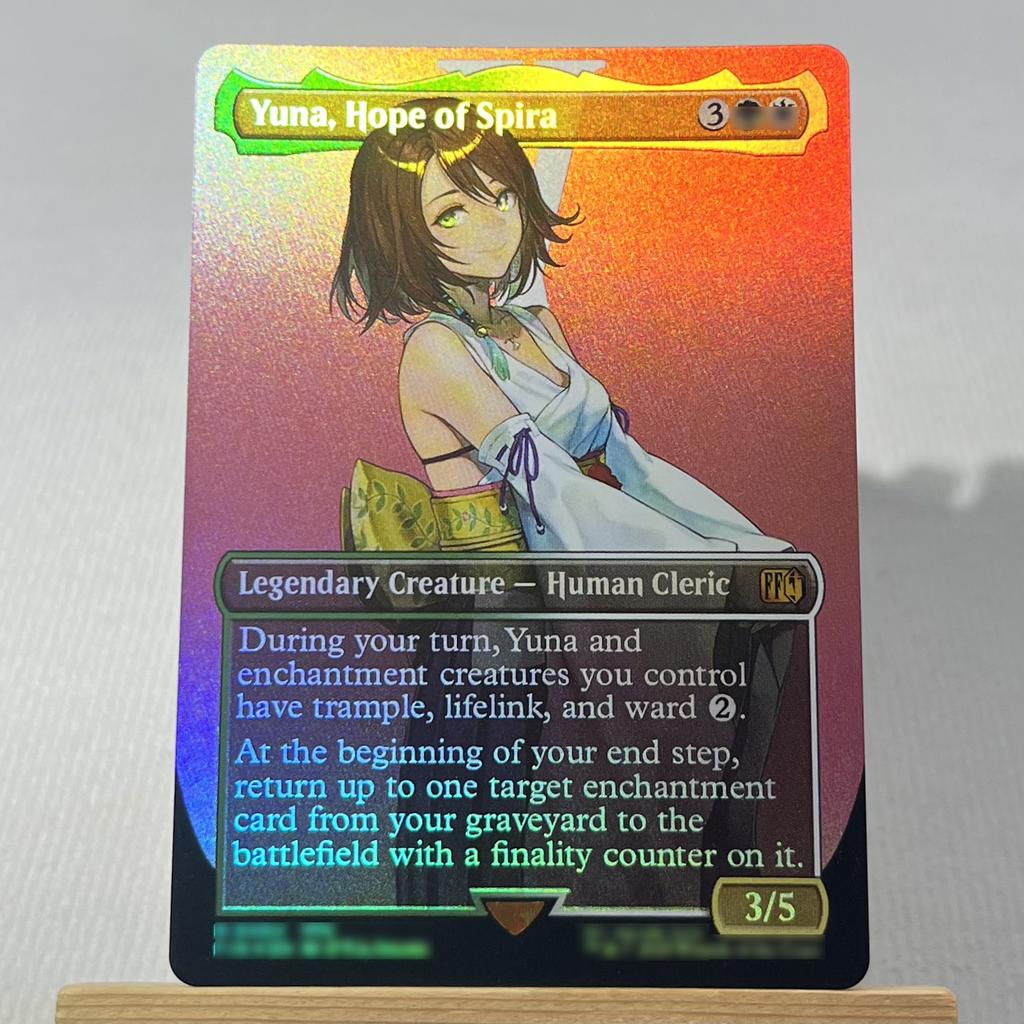 FIN FIC FOIL4-001 Karta proxy TCG magiczne karty Chmura, Najemnik z Midgaru Przywołaj Bahamuta Vivi Ornitier Błyskawica, Armia Jednego zbierz