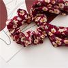 Classic Polka Dot Scrunchies Large Hair Tie for Women Aesthetic Vintage Style Ponytail Holder