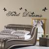 Sweet Dreams Wall Stickers Bedroom Decoration Diy Home Decals Quotes Mural Arts Printing Pvc Poster