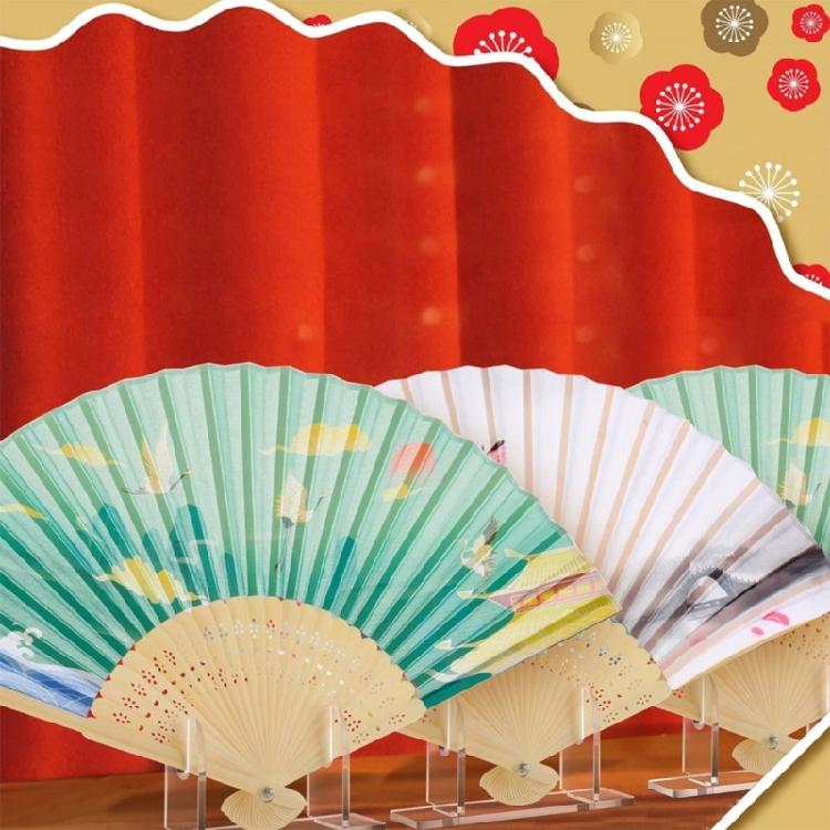 2/3Pcs Stylish Acrylic Handheld Fan Rack Clear Folding Fan Desktop Display Stand Shelves for Easy Assembly and Storage