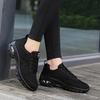 New Four Seasons Leisure Sports Women's Shoes Large Size PU Air Cushion Running Women's Shoes Outdoor Travel Shoes Lace-up Shoes