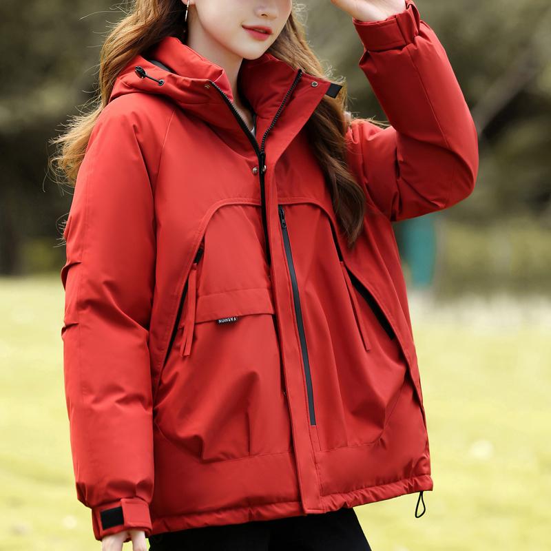 Modă Palton Femei Jachete de Iarnă cu Glugă Largi Groase Calde Parkas Femei