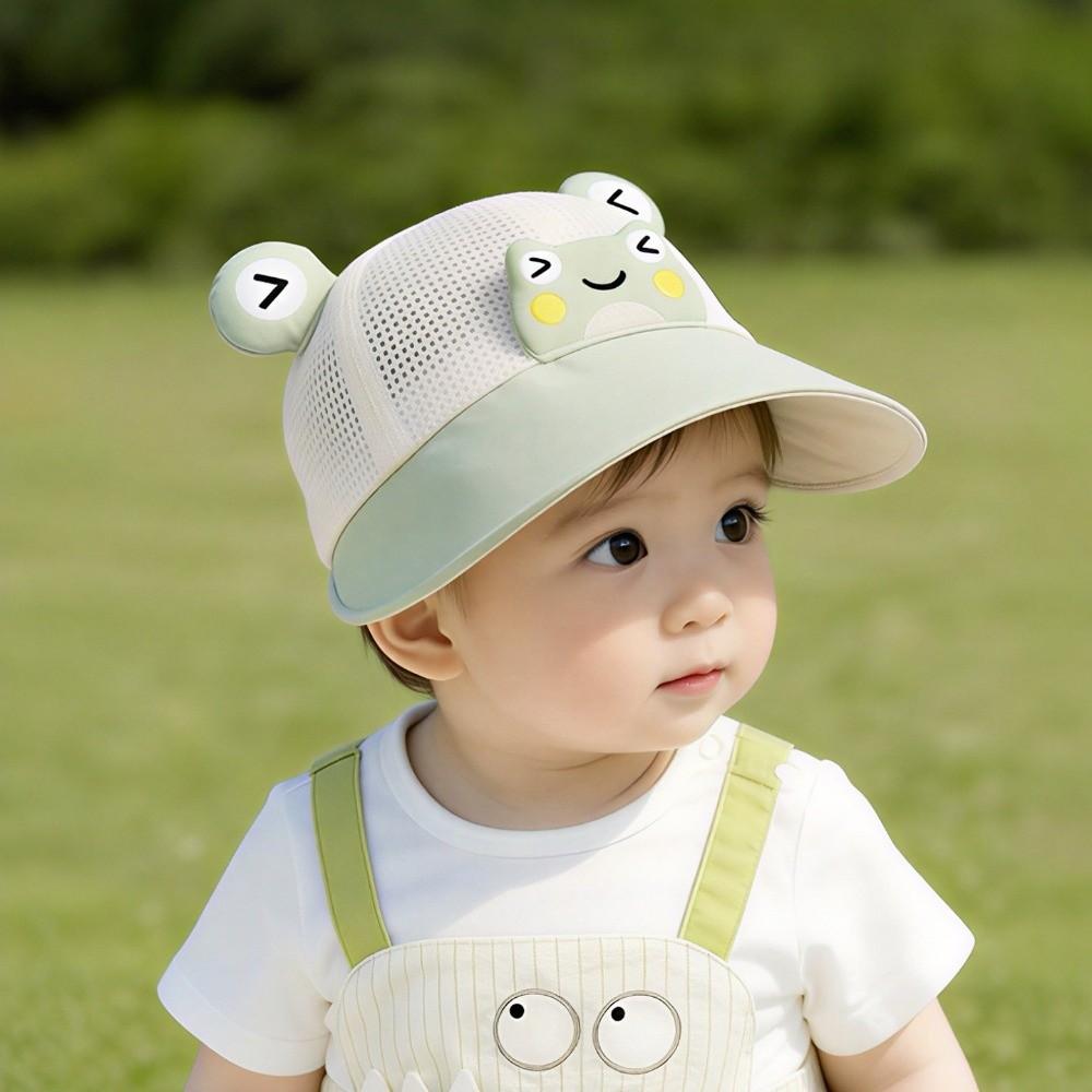 Adjustable Mesh Breathable Baby Hat Foldable Children Fishman Hat  for Outings