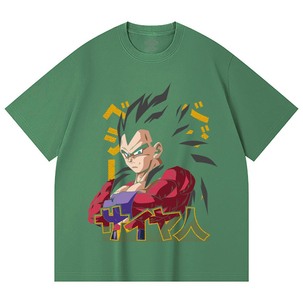 230 Gsm 100% Cotton Dragon Ball V18 Goku Print Unisex Heavy Cotton T Shirt
