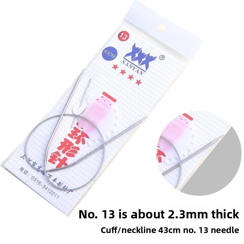 Circular Knitting Needles for Making Sleeve Sweaters, Stainless Steel Circular Knitting Needles, Sweater Knitting Circular Needles