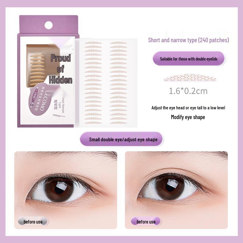 Kaiqi GECOMO Double Eyelid Stickers - Long-lasting, Natural, Traceless Makeup Tool