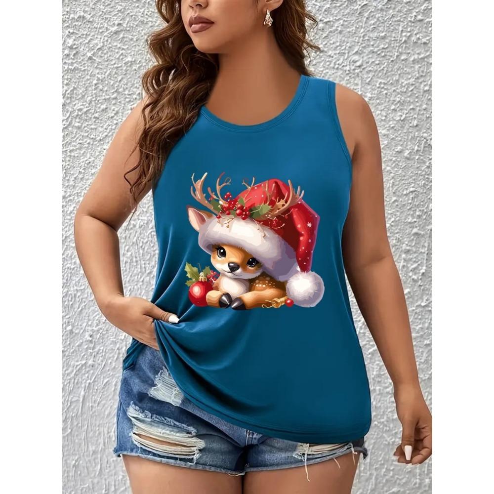 Leopard Tank Tops Cat Skull Dog Horse 3D Print Women O-Neck Floral Vest Off Shoulder Y2k Sleeveless Camisole Woman Top Clothing