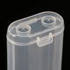1 PZ Scatola Trasparente per Batteria, Leggera per Viaggio Campeggio Escursionismo Casa Copertura Protettiva
