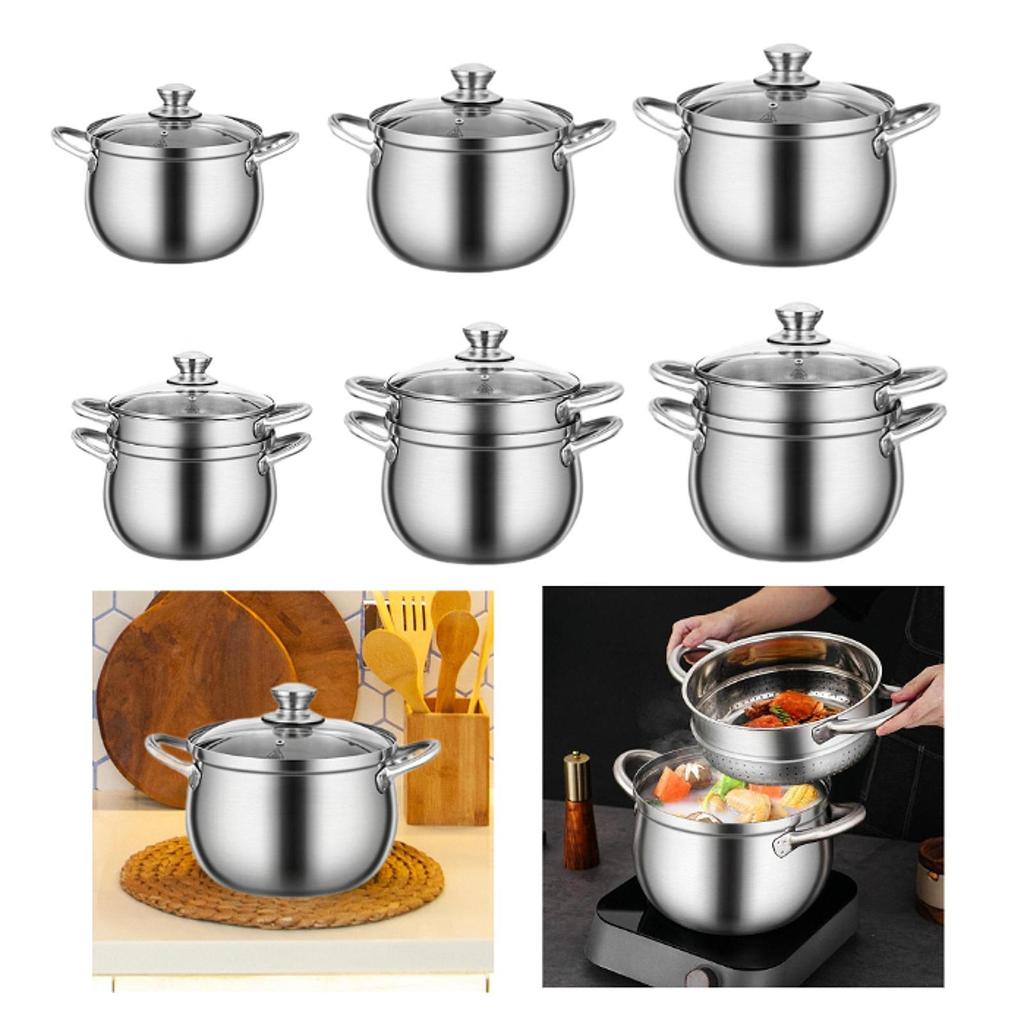 Double Handle Soup Pot for Induction Cooker And Camping